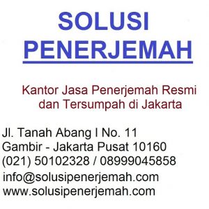 Jasa Penerjemah Tersumpah Jakarta
