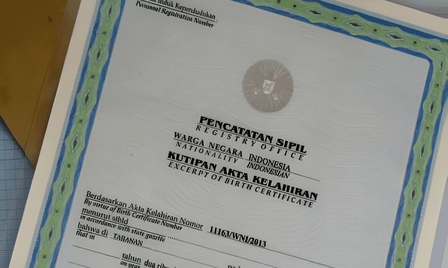 Penerjemah Akta Kelahiran Tersumpah RESMI