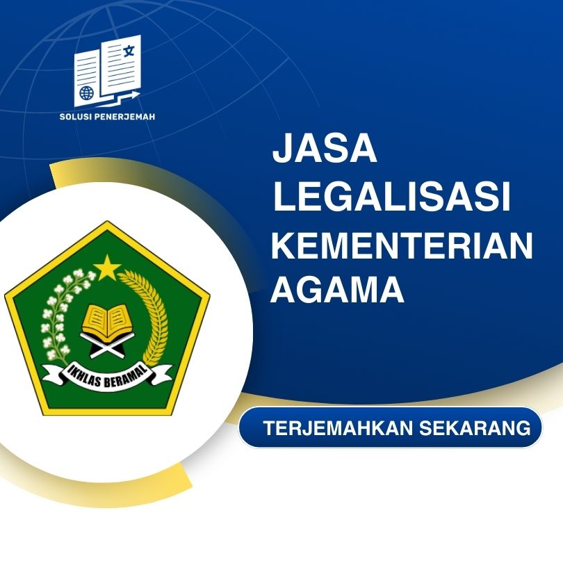 Jasa legalisasi Kementerian Agama
