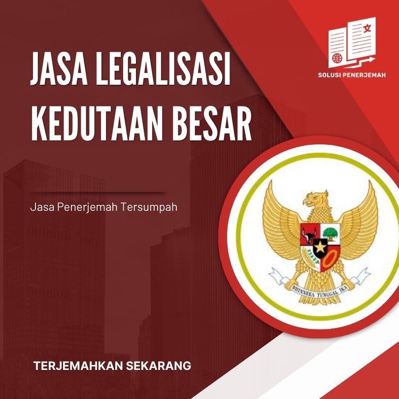 Jasa legalisasi kedutaan