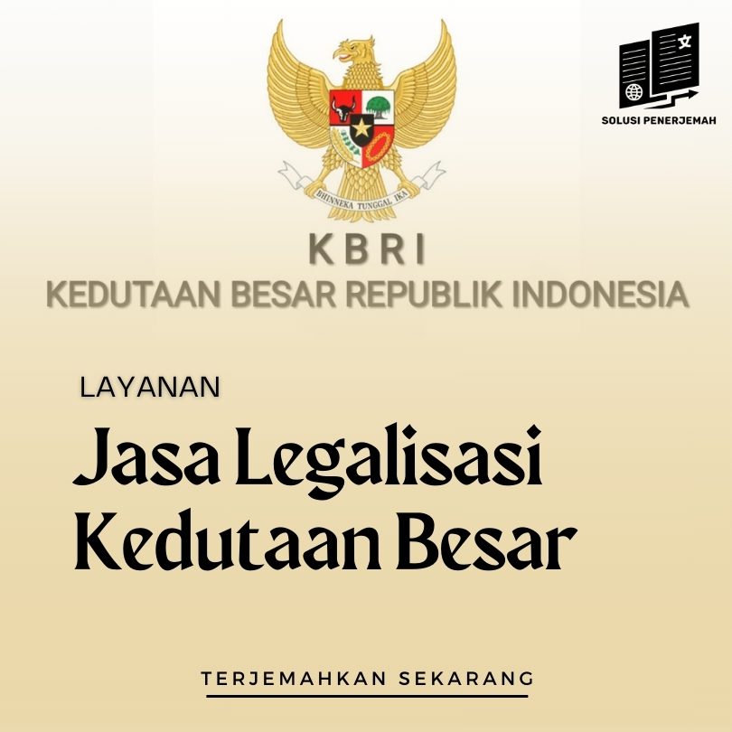 Jasa legalisasi kedutaan besar online