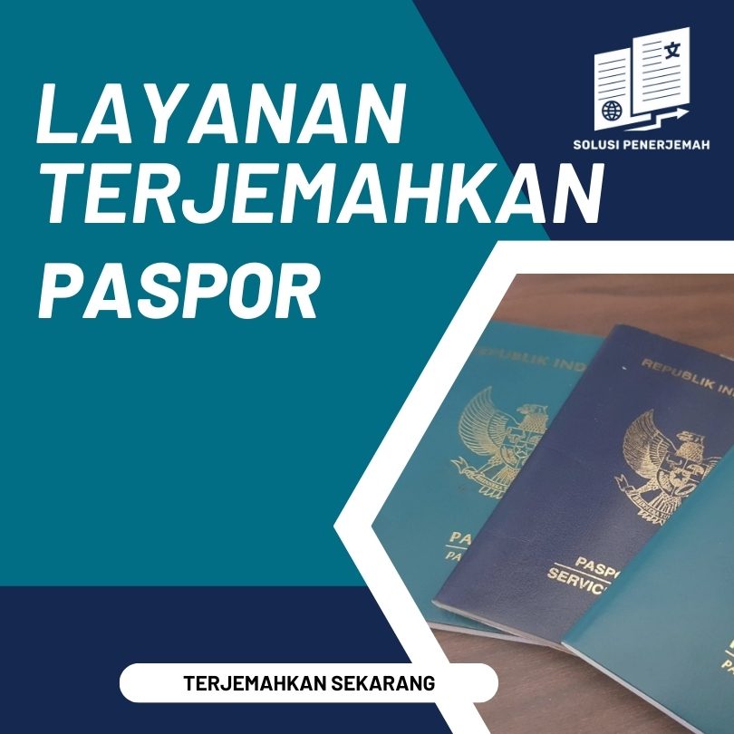 Layanan terjemahkan paspor