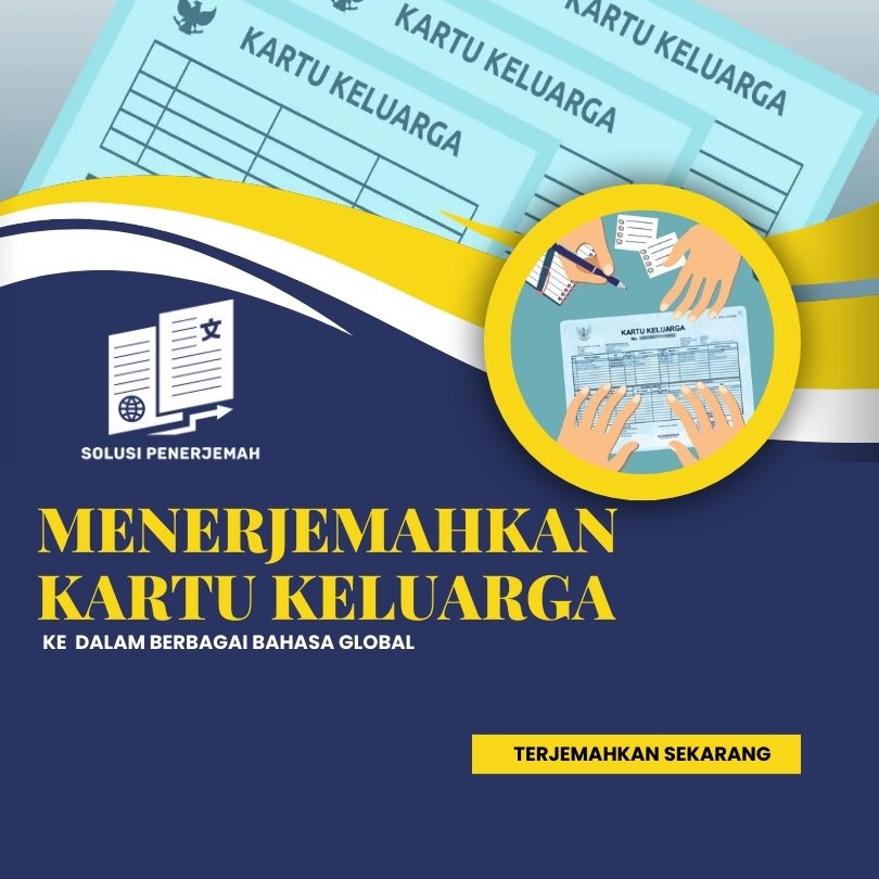 Menerjemahkan kartu keluarga