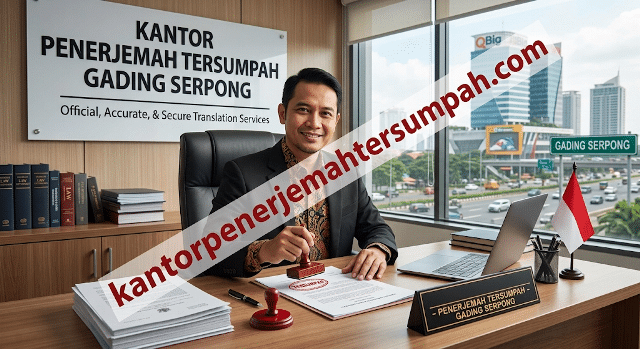 Penerjemah Tersumpah Gading Serpong