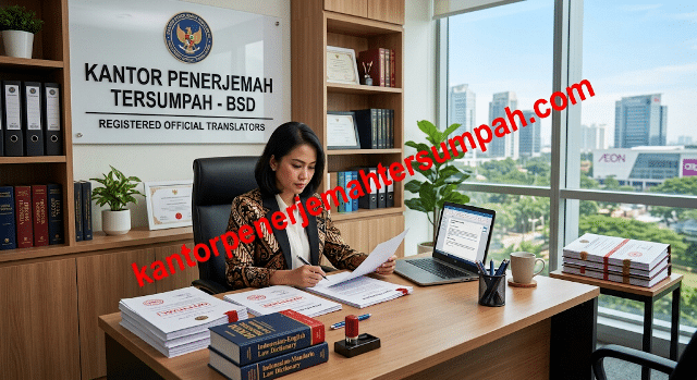 Penerjemah tersumpah BSD