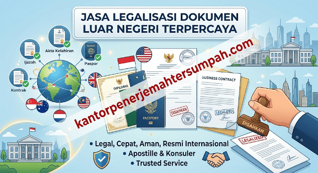 Jasa Legalisasi Dokumen Luar Negeri Terpercaya