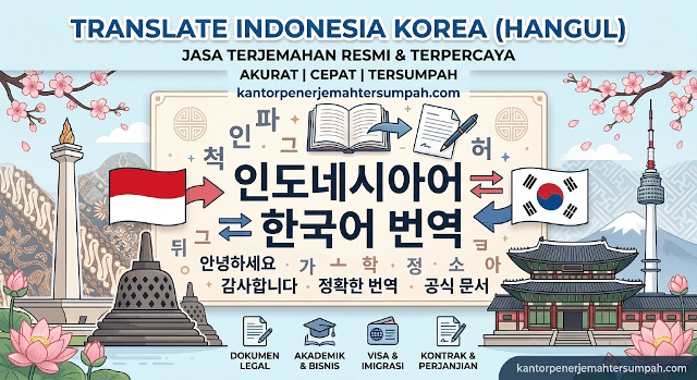 Translate Indonesia Korea Hangul
