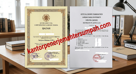 Translate ijazah UGM