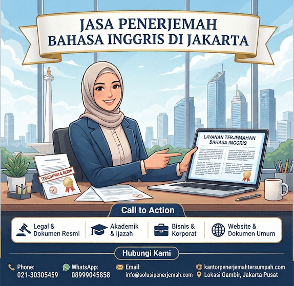 Jasa Penerjemah Bahasa Inggris di Jakarta
