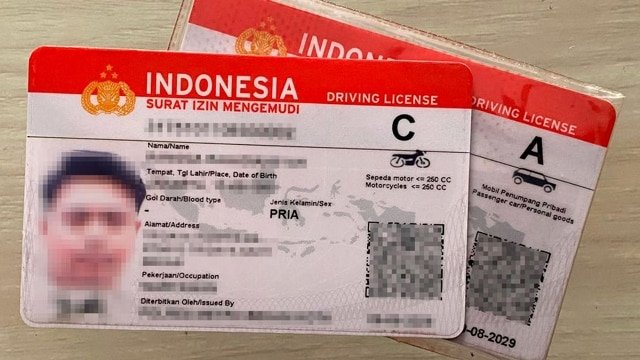 Translate SIM Indonesia Australia