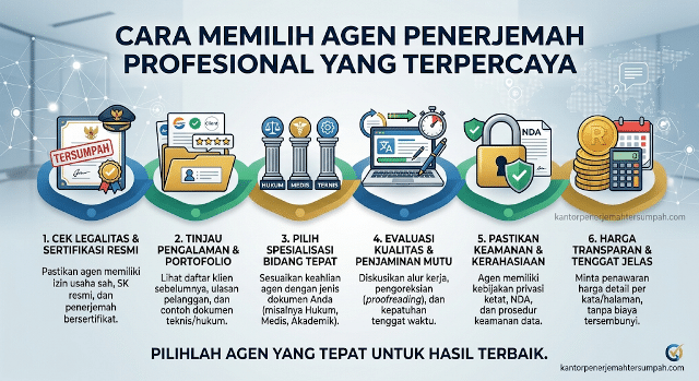 Cara Memilih Agen Penerjemah Profesional yang Terpercaya