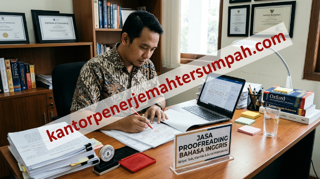 Jasa Proofreading Bahasa Inggris Resmi & Bersertifikat