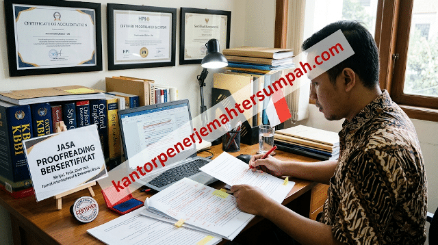 jasa proofreading bersertifikat